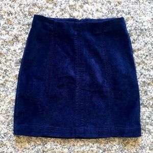 Free People blue miniskirt